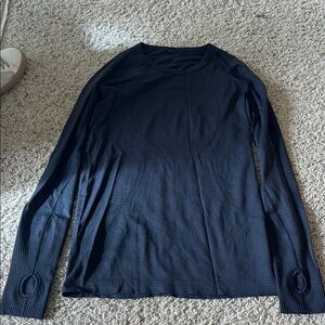 Lululemon Athletica Swiftly Tech Long Sleeve - Navy Blue